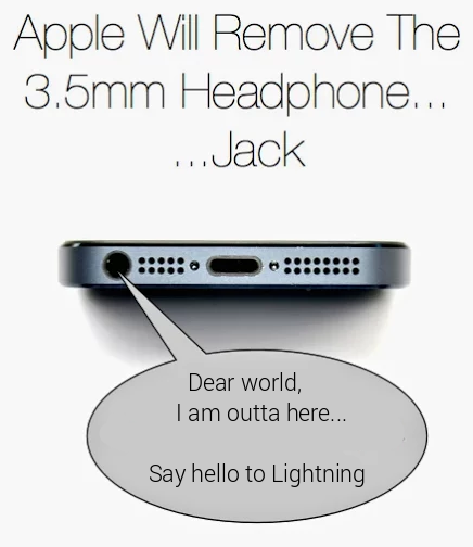 iPhone bye headphone jack