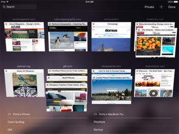 Safari di iPad